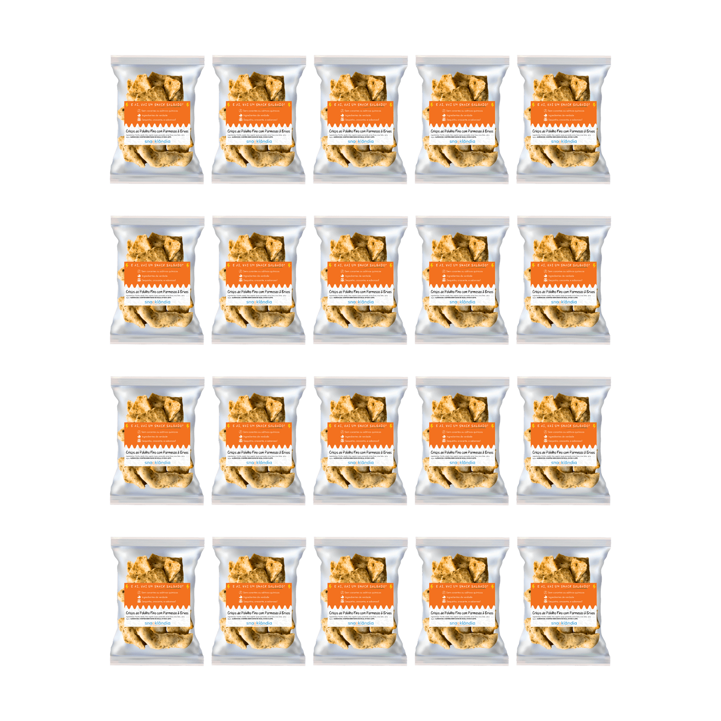 Crisps de Polvilho com Parmesão & Ervas Finas