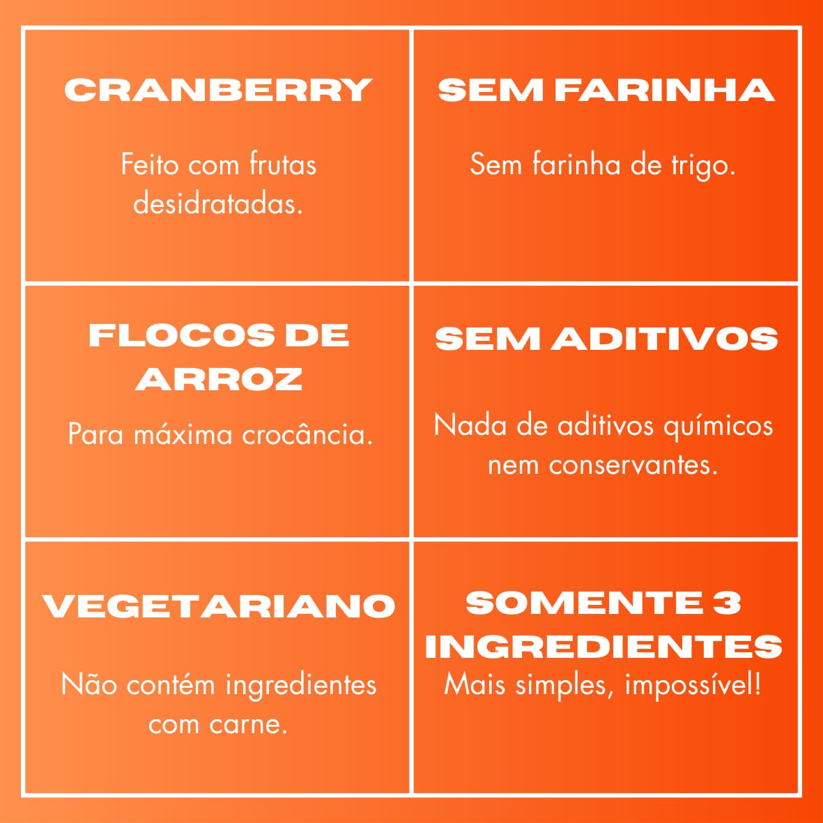 Choco Crisps Branco com Cranberry