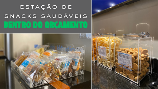 Como Montar uma Estação de Snacks Saudáveis no Escritório Sem Estourar o Orçamento