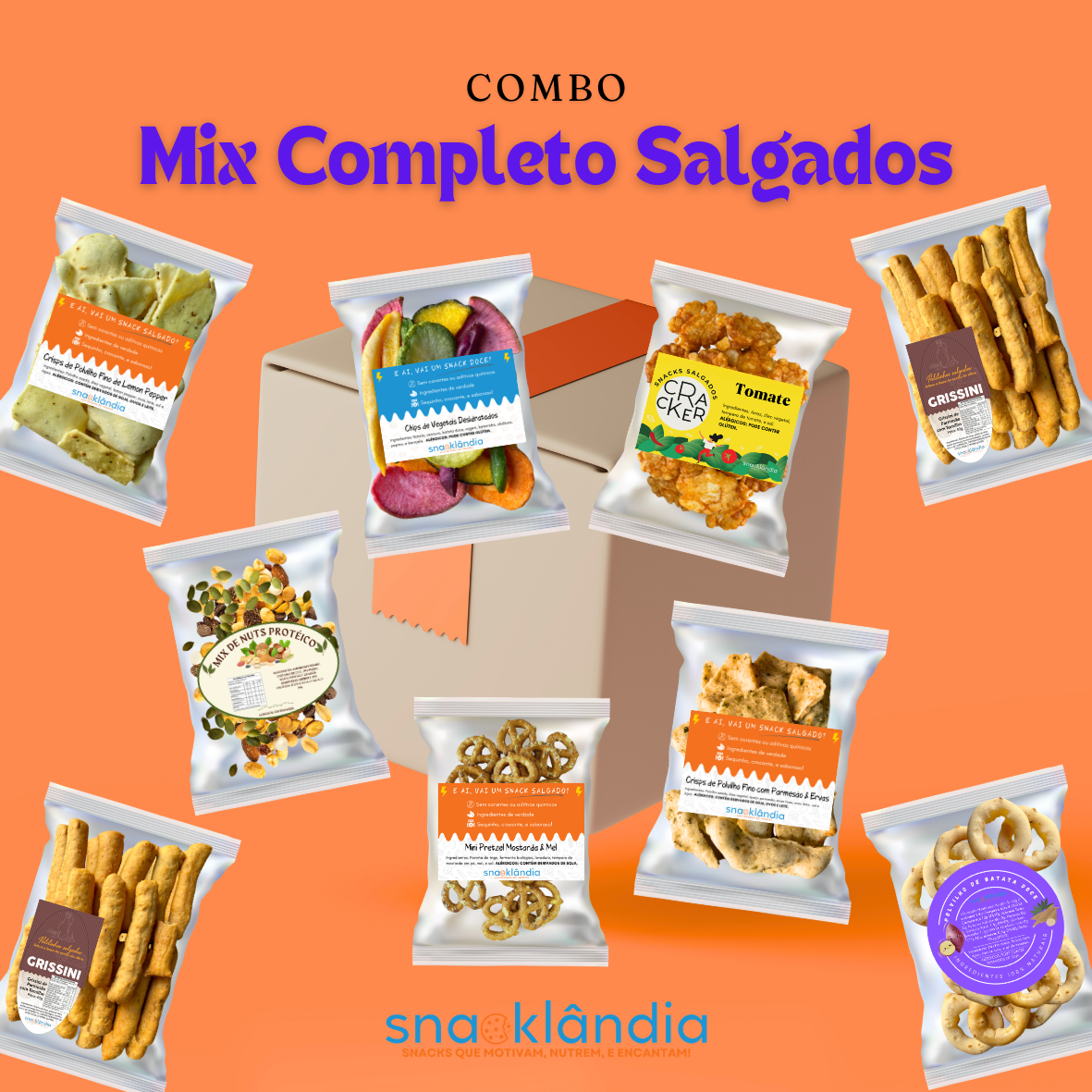 Combo Mix Completo Salgados