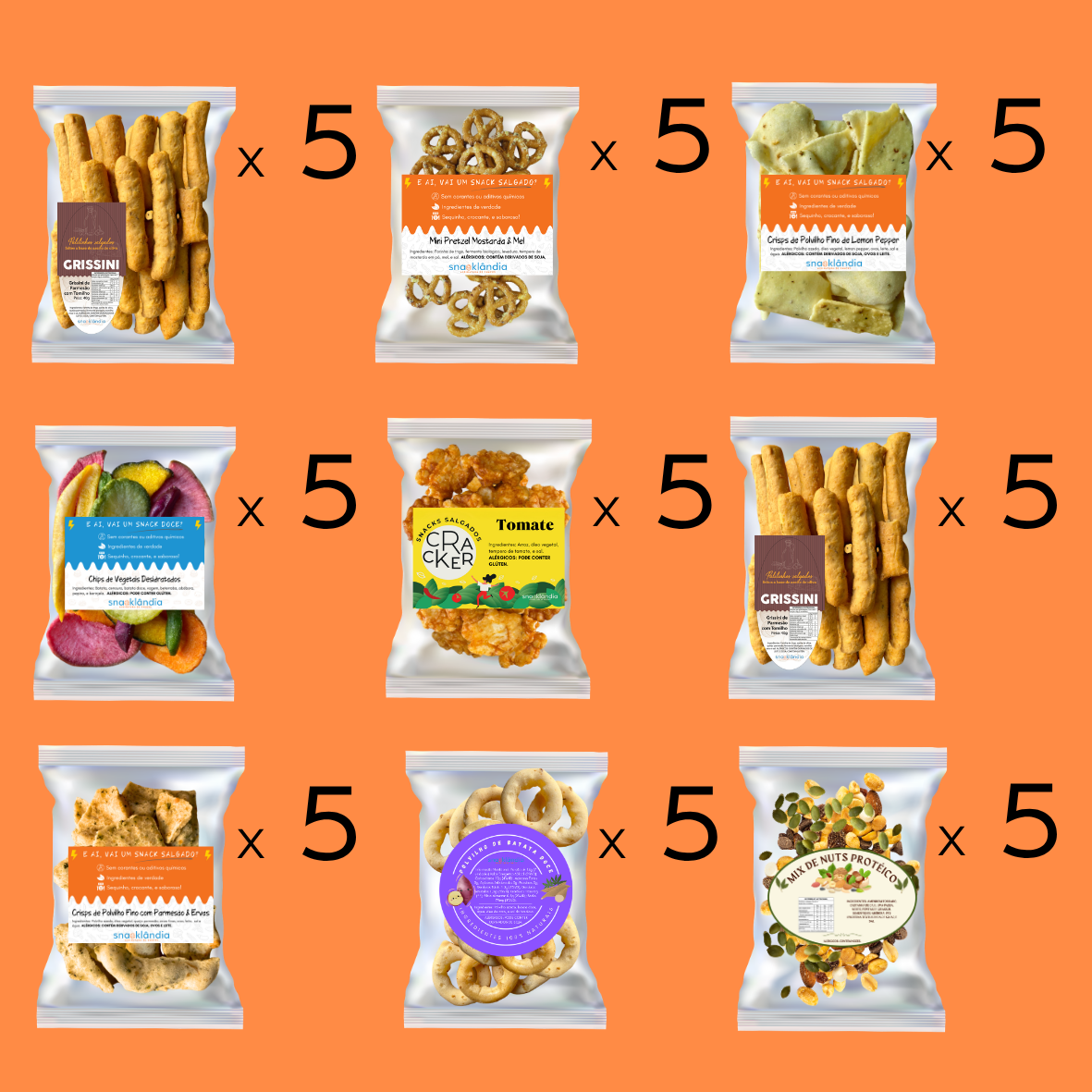 Combo Mix Completo Salgados