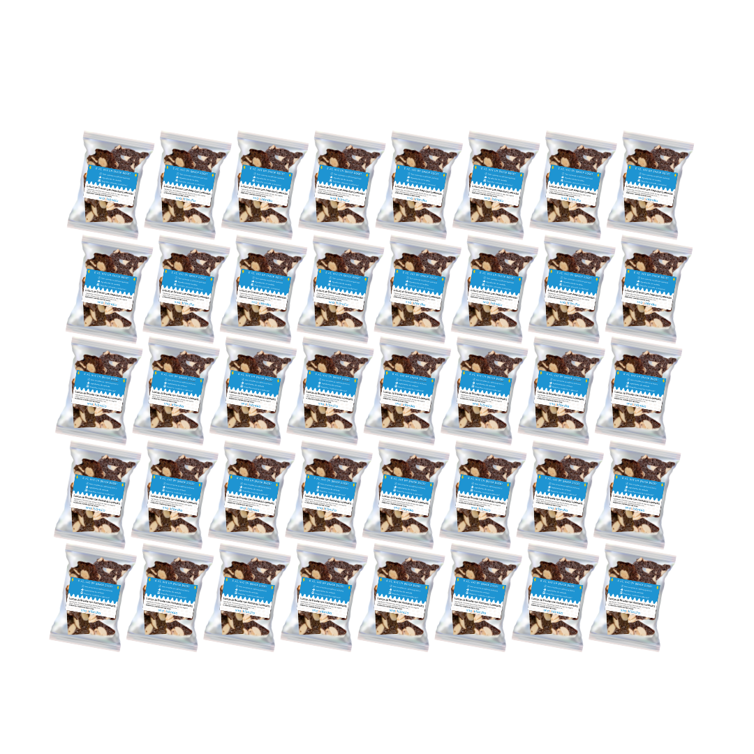 Lascas de Brownie com Amêndoas Laminadas