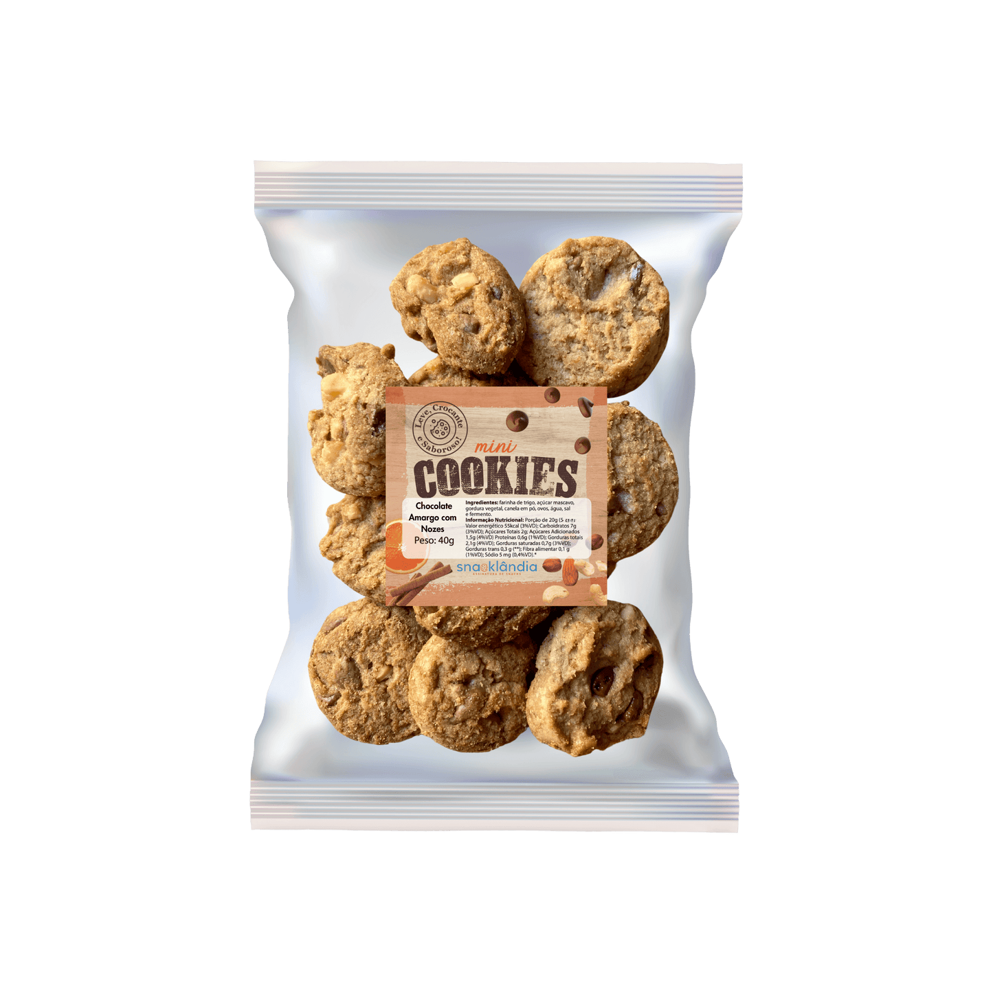 Cookie de Chocolate Amargo com Nozes